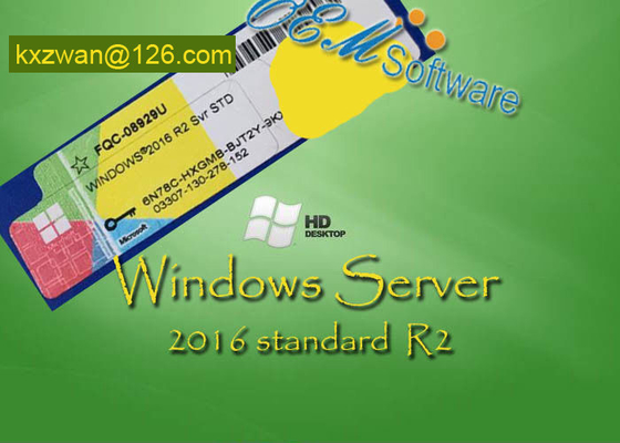 Original Windows Server 2016 Standard R2 Oem Pack Coa Sticker Retail Key license